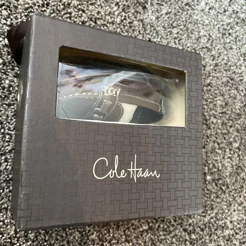 Cole Haan Brown Loafers Kids 24-36 Months Mini Cory Bit‎ Sz 4